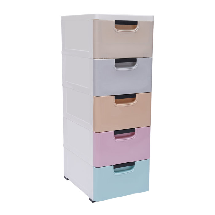 Rebrilliant Journii 5Drawer Plastic Storage 11.81" X 15.75" X